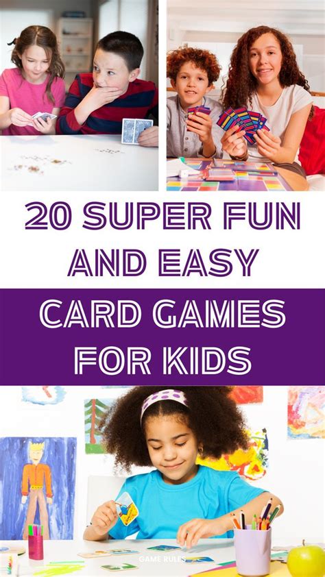 20 BEST EASY CARD GAMES FOR KIDS .